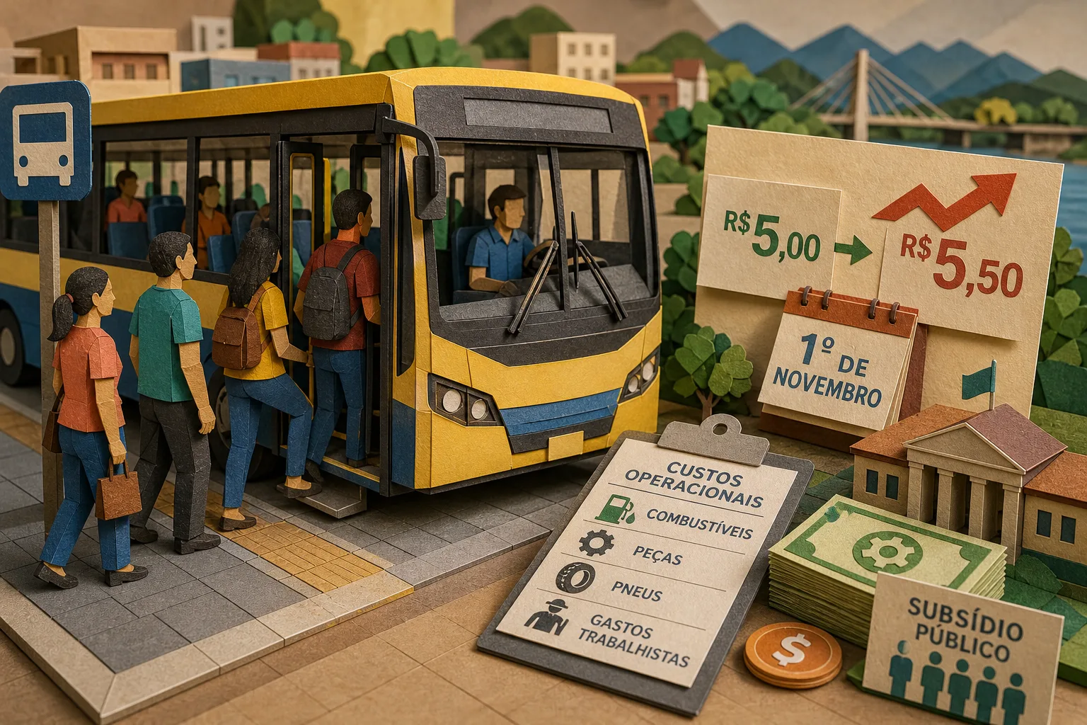 Tarifa dos ônibus urbanos em Timóteo sobe para R$ 5,50 no início de novembro