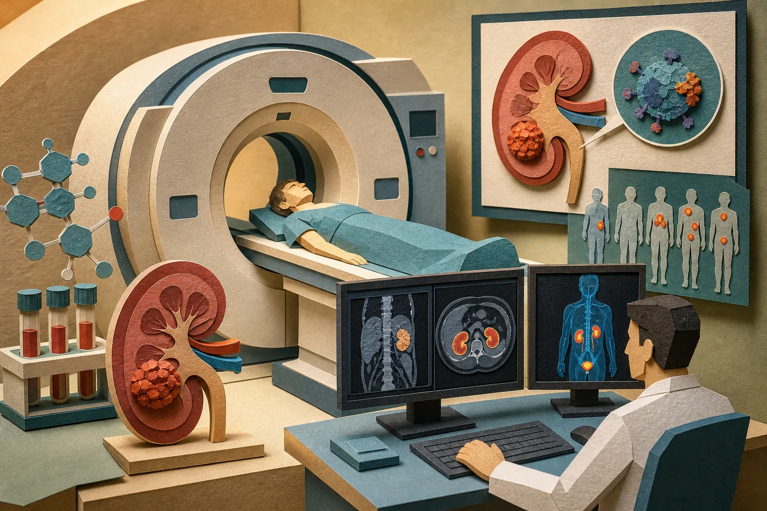 Técnica de PET/CT alcança 98% de precisão ao mapear subtipo comum de tumor renal