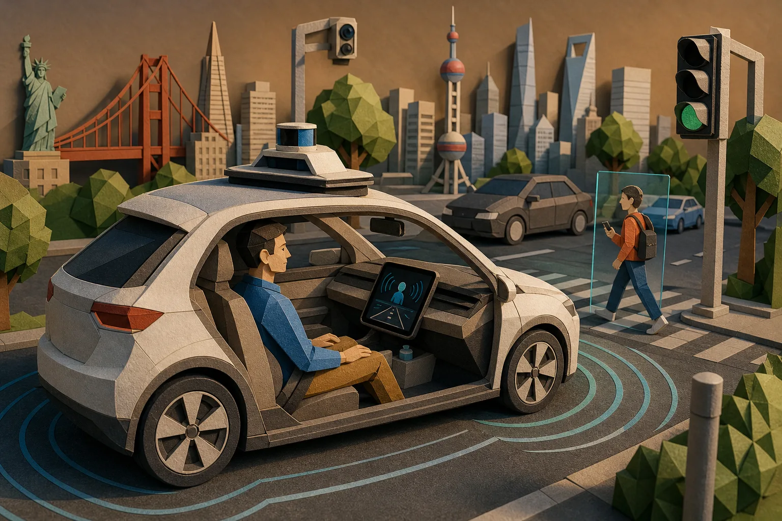 Tecnologia de carros autônomos ganha espaço nas ruas mas ainda exige supervisão