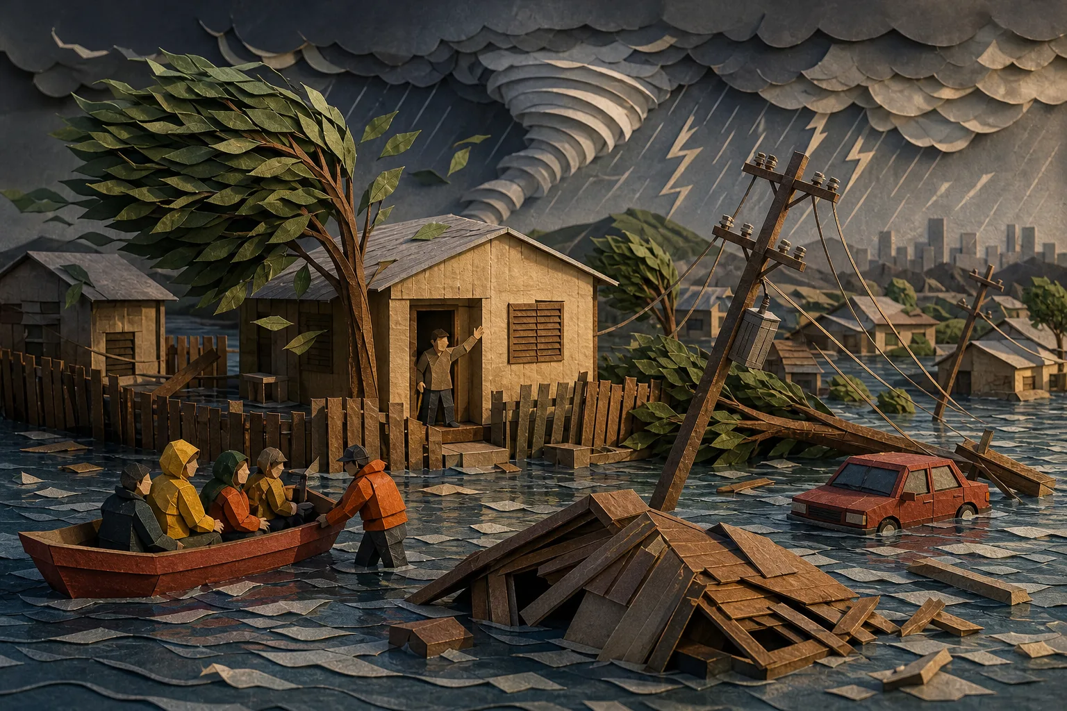 Tempestades causam estragos, alagamentos e cortes de energia no Rio Grande do Sul