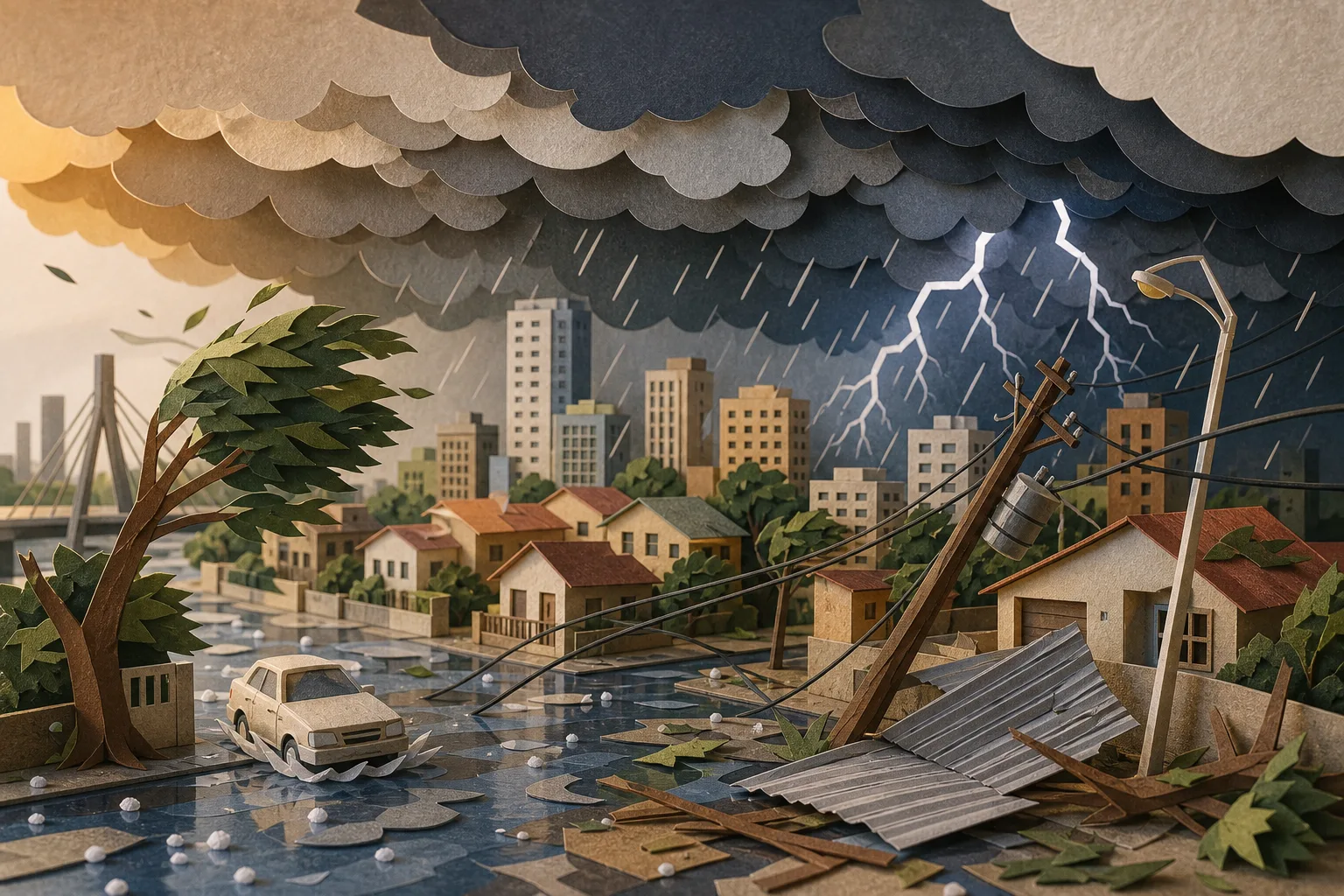 Tempestades com ventos de até 100 km/h ameaçam cidades do entorno de Campinas