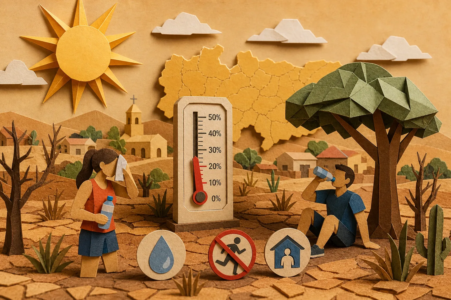 Tempo seco atinge mais de cem municípios da Paraíba com índices de até 20%