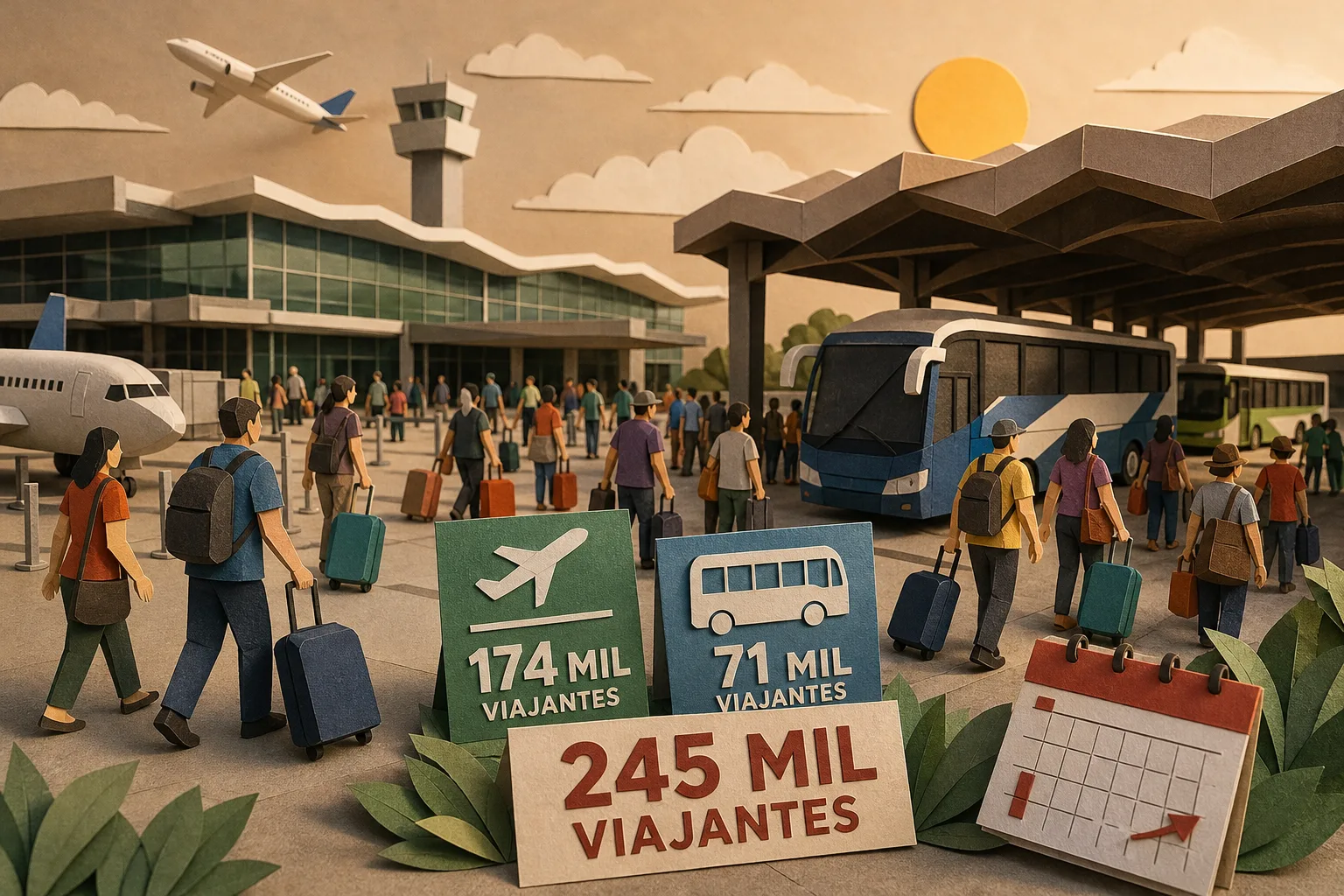 Terminais de Campinas projetam fluxo de 245 mil viajantes no feriado prolongado