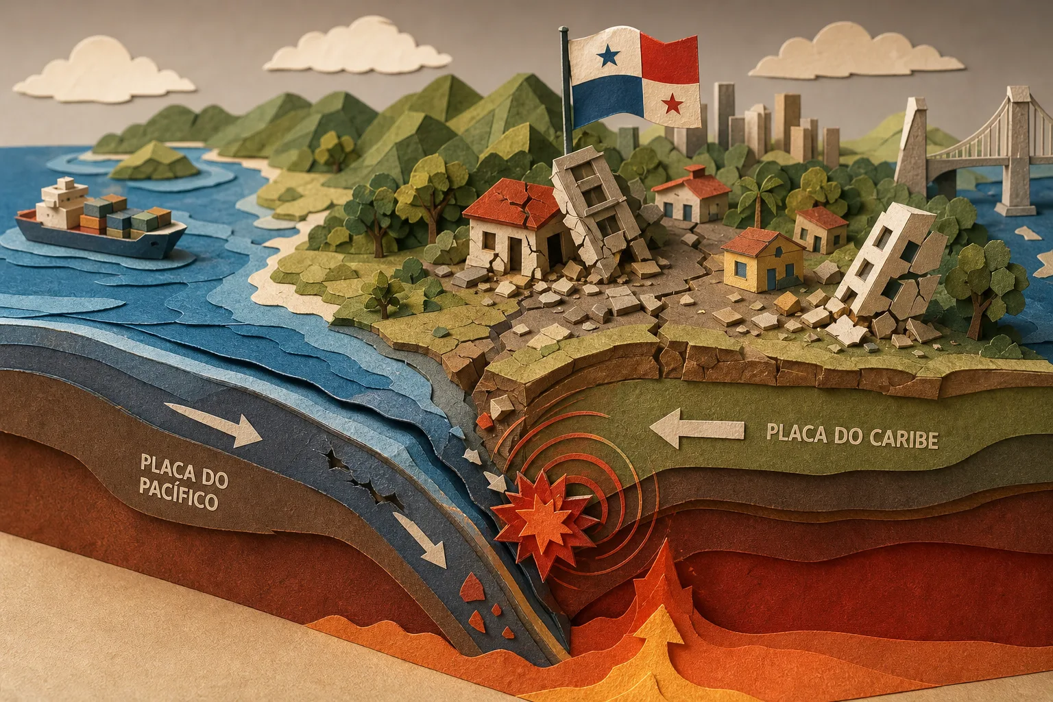 Terremoto de magnitude 7,2 atinge o Panamá e expõe vulnerabilidade geológica