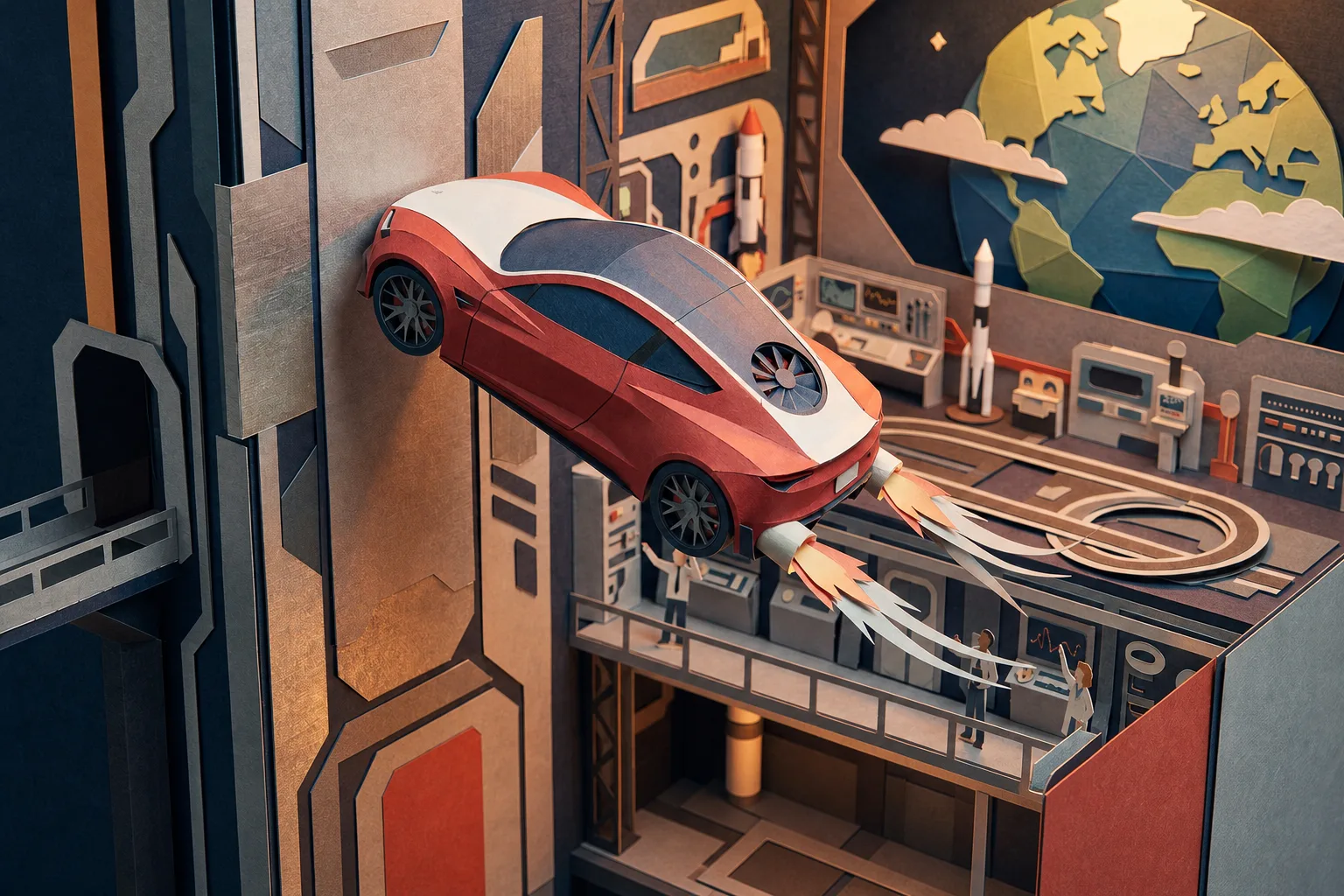 Tesla revela nova geração do esportivo Roadster com recursos aeroespaciais