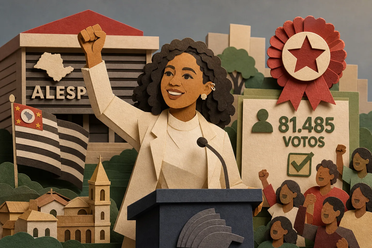 Thainara Faria conquista segundo mandato consecutivo na Assembleia de SP