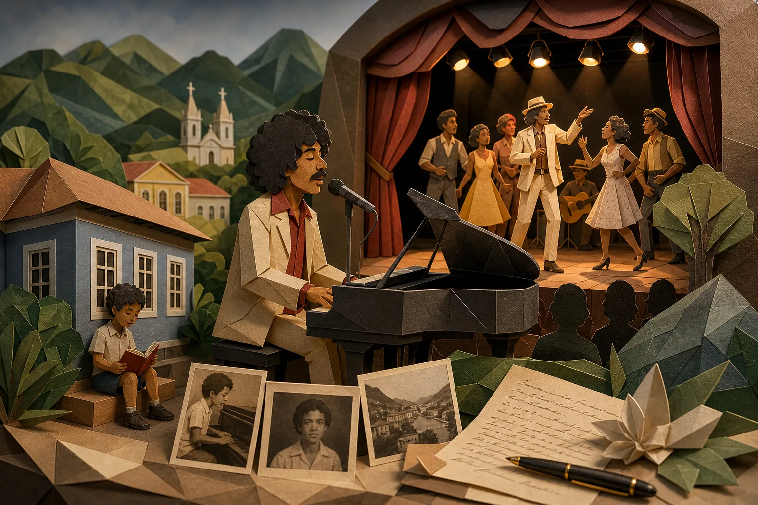 Trajetória de Benito Di Paula inspirou montagem teatral encenada em Nova Friburgo