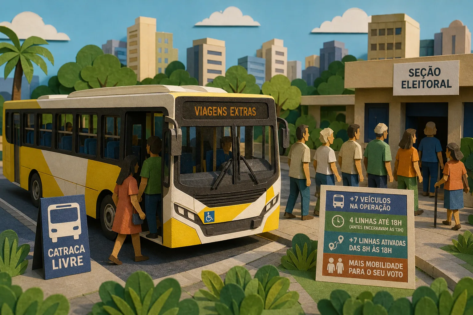 Transporte público de Presidente Prudente terá viagens extras na votação