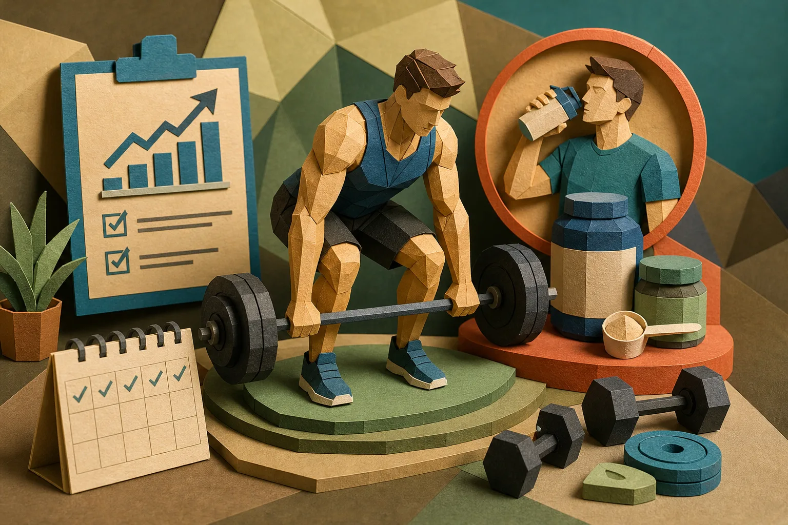 Treino de força é o fator determinante no ganho muscular, dizem especialistas