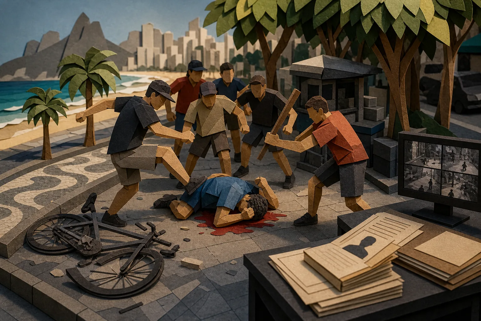 Treze pessoas são indiciadas por espancamento fatal de ciclista na Zona Sul do Rio