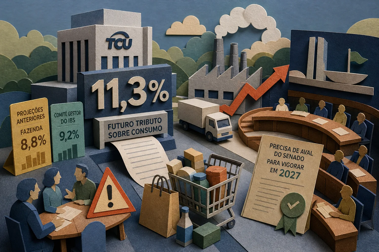 Tribunal de Contas estima taxa de 11,3% para futuro tributo federal sobre consumo