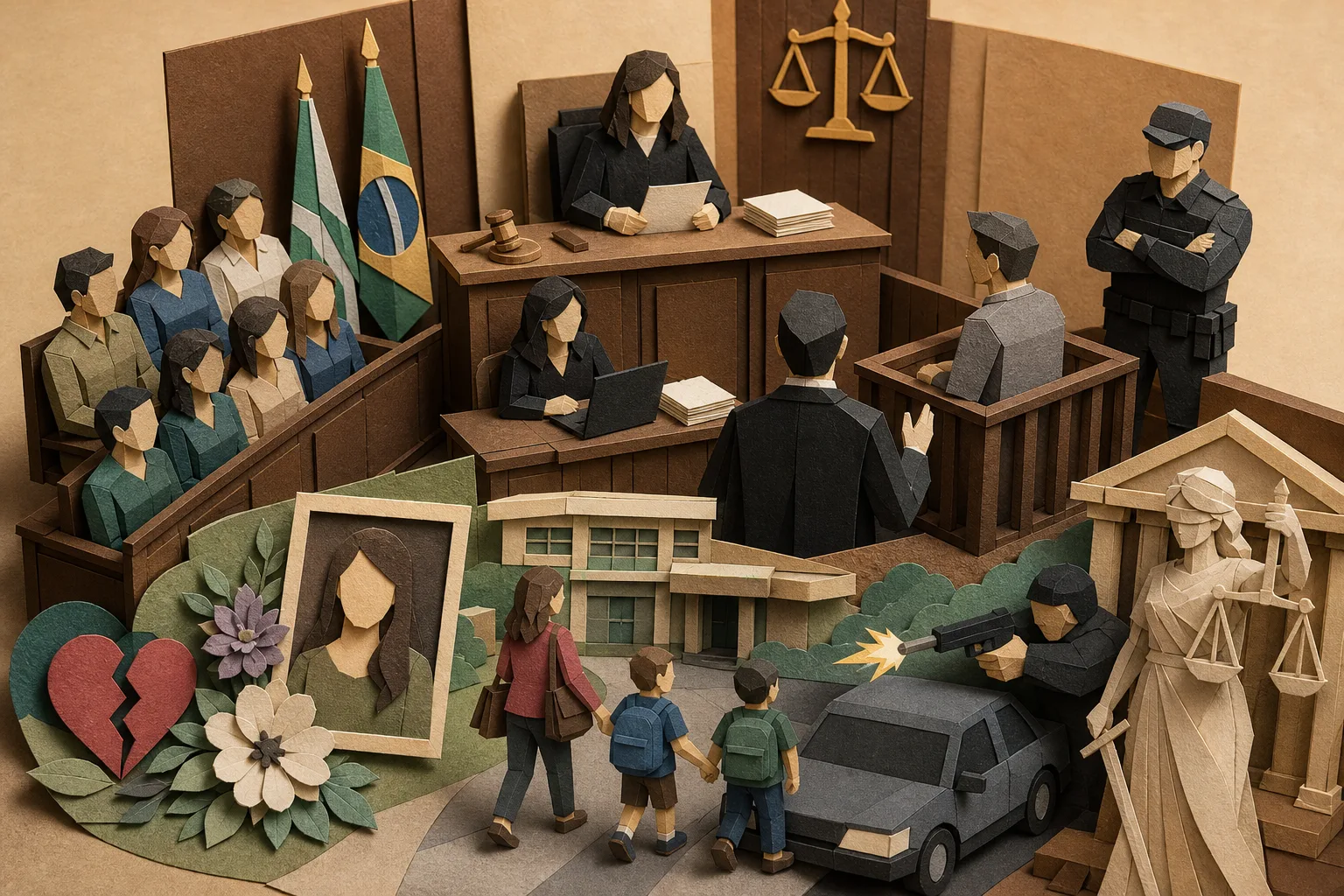 Tribunal do Júri de Curitiba impõe 57 anos de cadeia a homem por feminicídio