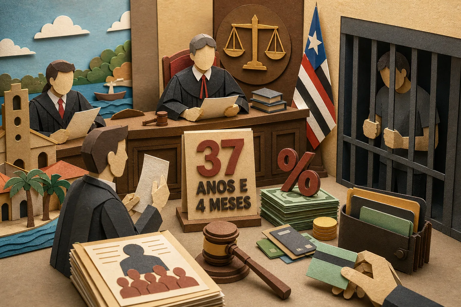 Tribunal maranhense fixa em 37 anos reclusão de réu por usura e extorsão