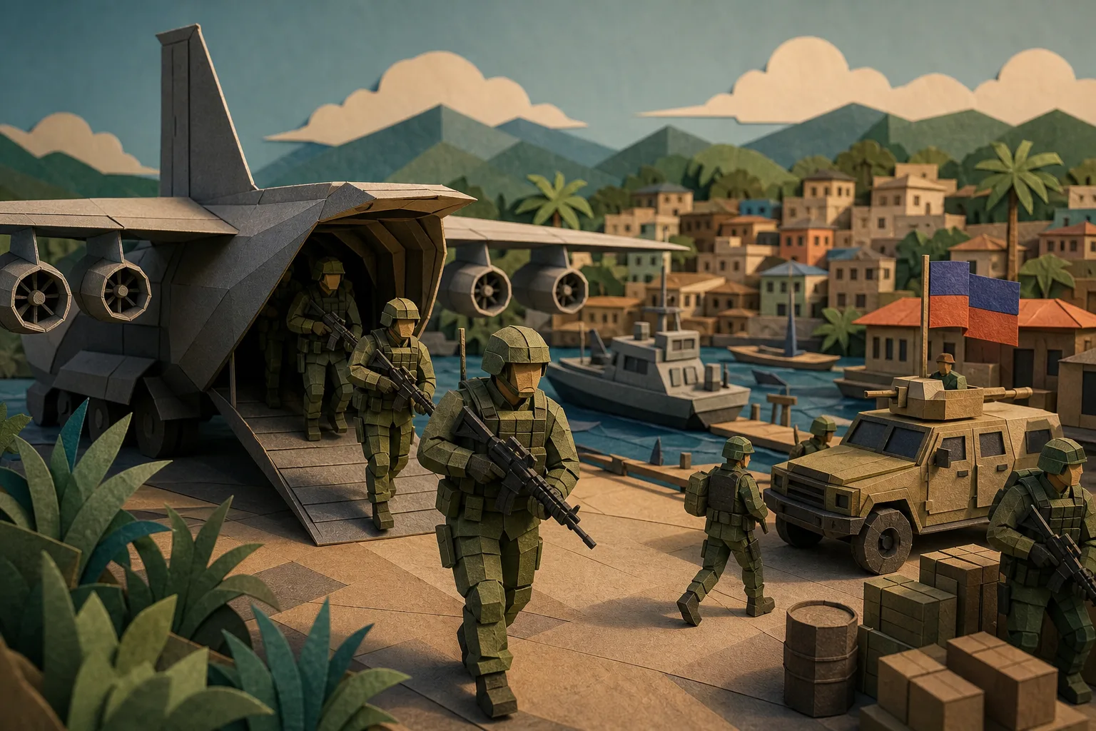 Tropas especiais salvadorenhas chegam ao Haiti após sequestro de militares