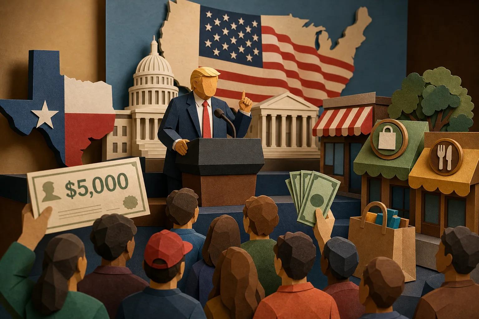 Trump planeja repasse de US$ 5 mil a cidadãos caso partido controle o Congresso dos EUA