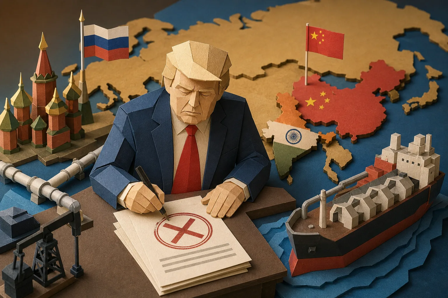 Trump trava sanções comerciais contra principais clientes da energia russa