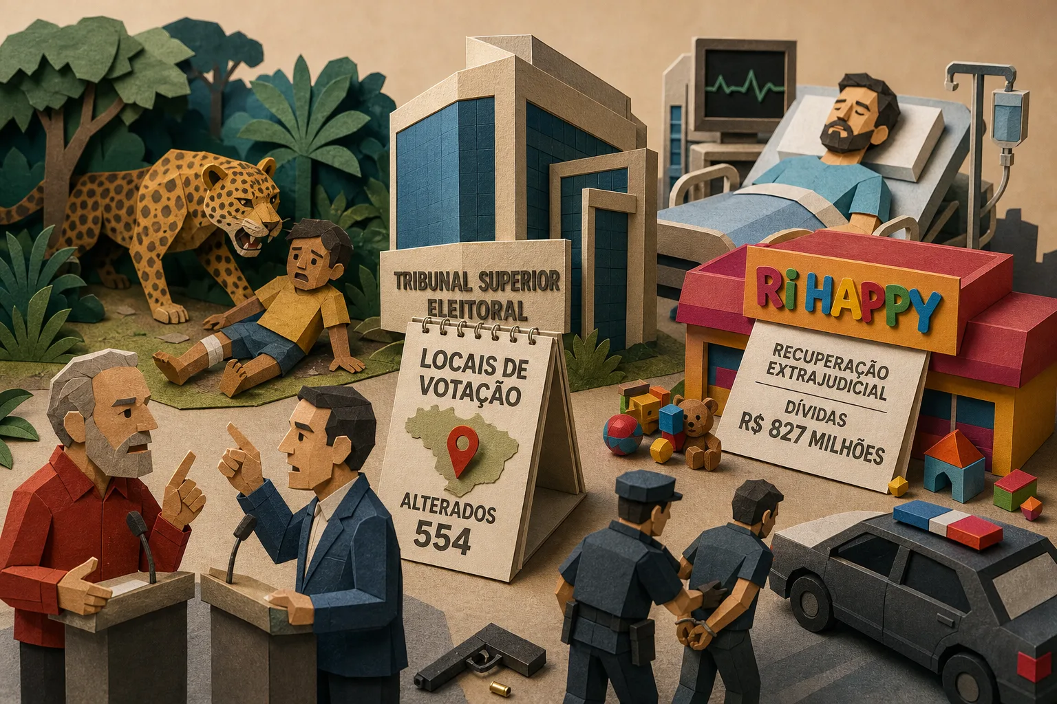 TSE altera locais de votação e rede Ri Happy renegocia dívidas milionárias