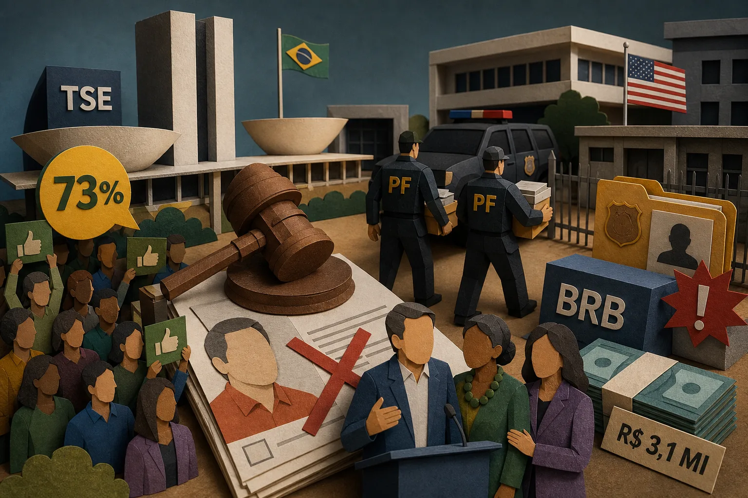 TSE anula votos de Garotinho e PF cumpre mandados por ameaças à embaixada dos EUA