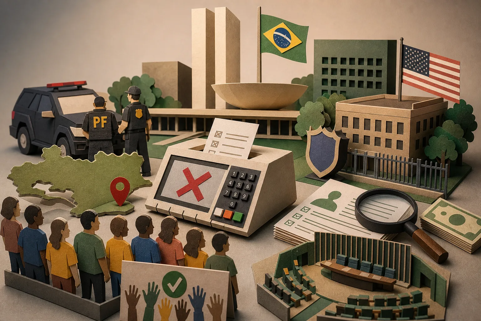 TSE anula votos no Rio e PF apura ameaça contra embaixada dos EUA