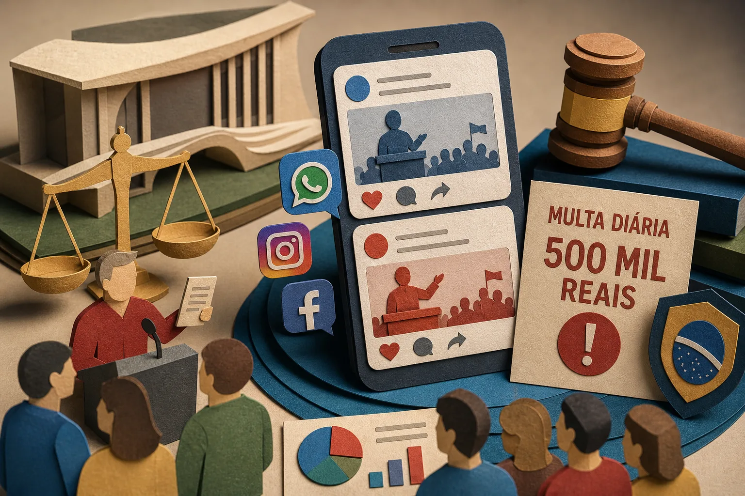TSE determina que Meta não altere alcance de publicações políticas nas redes