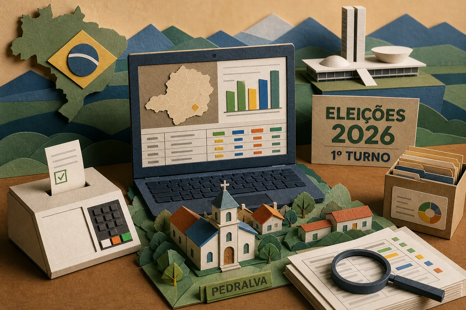 TSE divulga apuração detalhada da eleição presidencial em Pedralva
