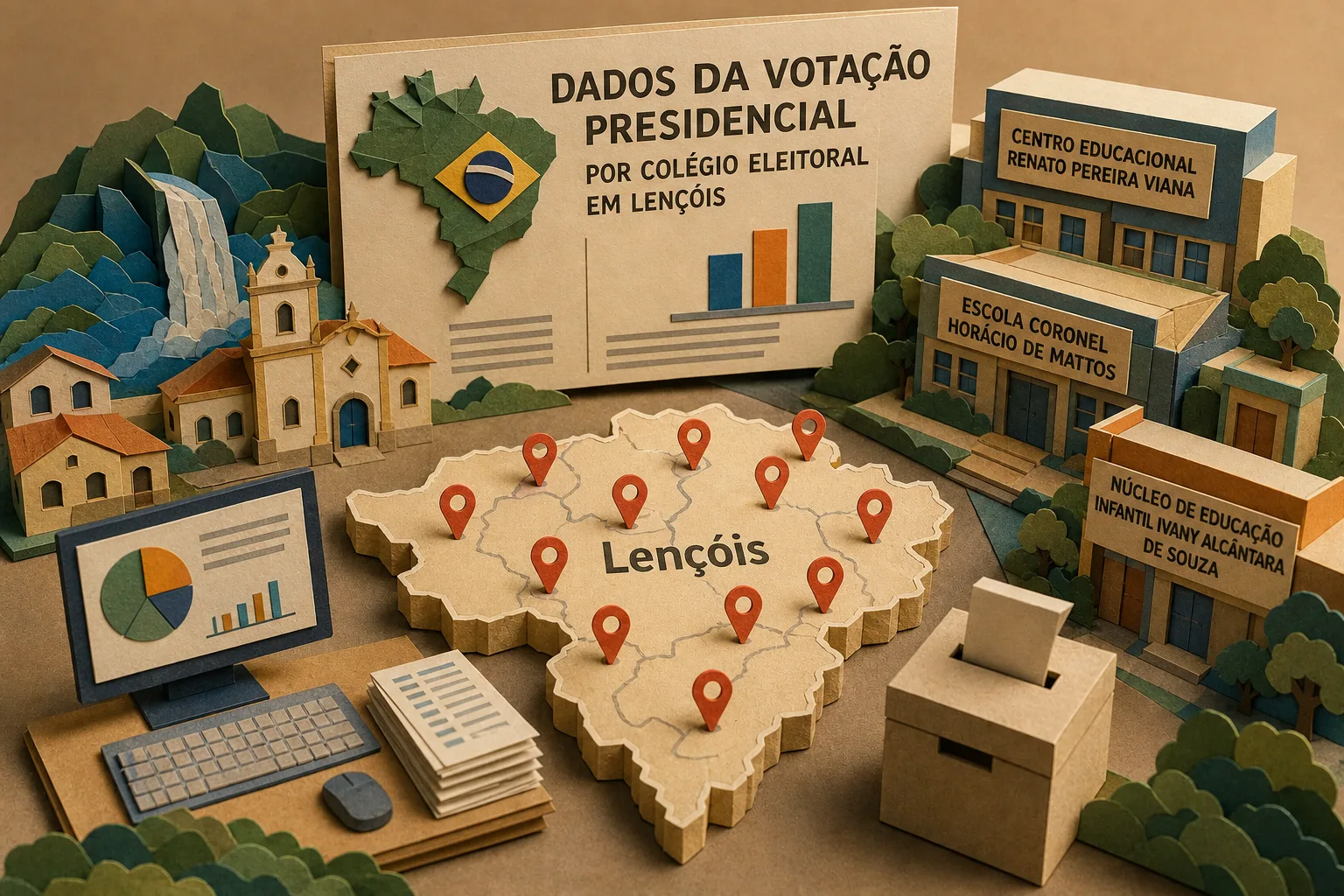 TSE divulga dados da votação presidencial por colégio eleitoral em Lençóis