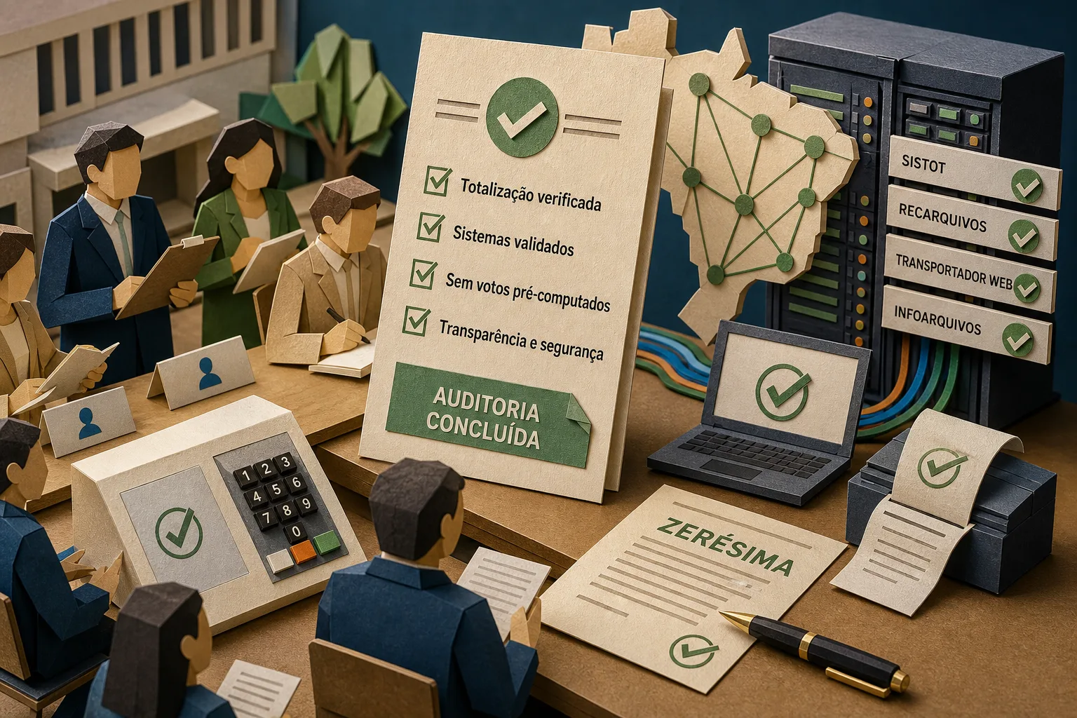 TSE valida programas de contagem e atesta ausência de votos pré-computados