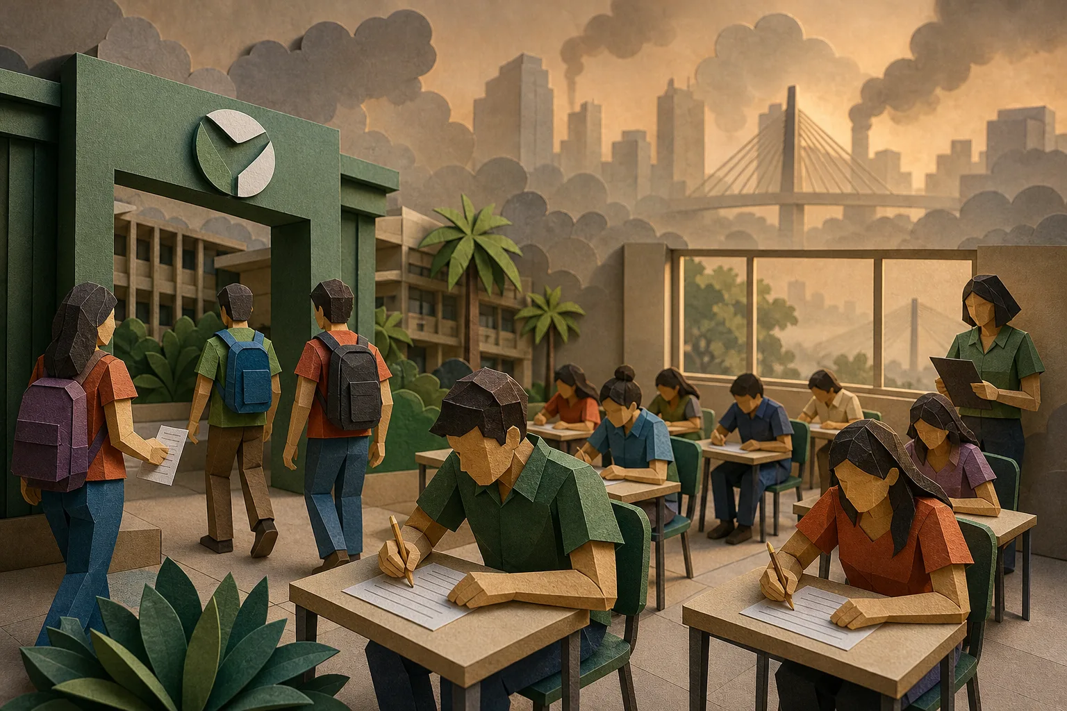 UEA realiza exames de ingresso com mais de 5 mil vagas apesar da fumaça na capital