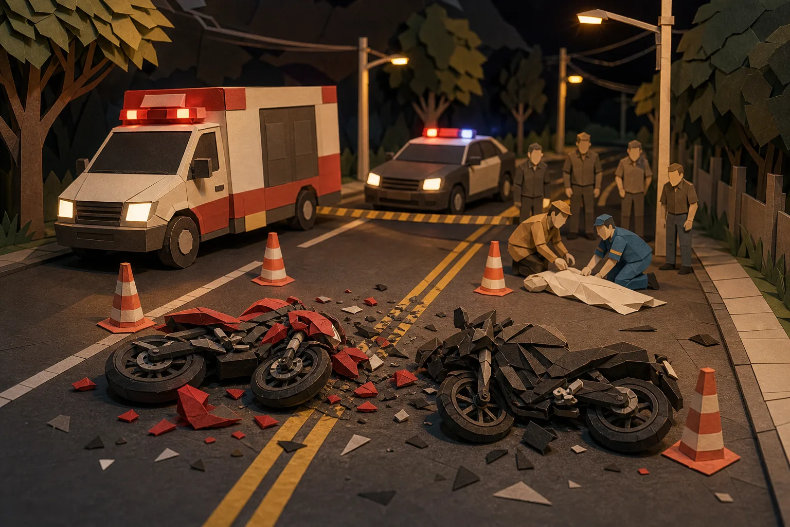 Ultrapassagem na contramão provoca batida fatal entre motos em Jaguariúna