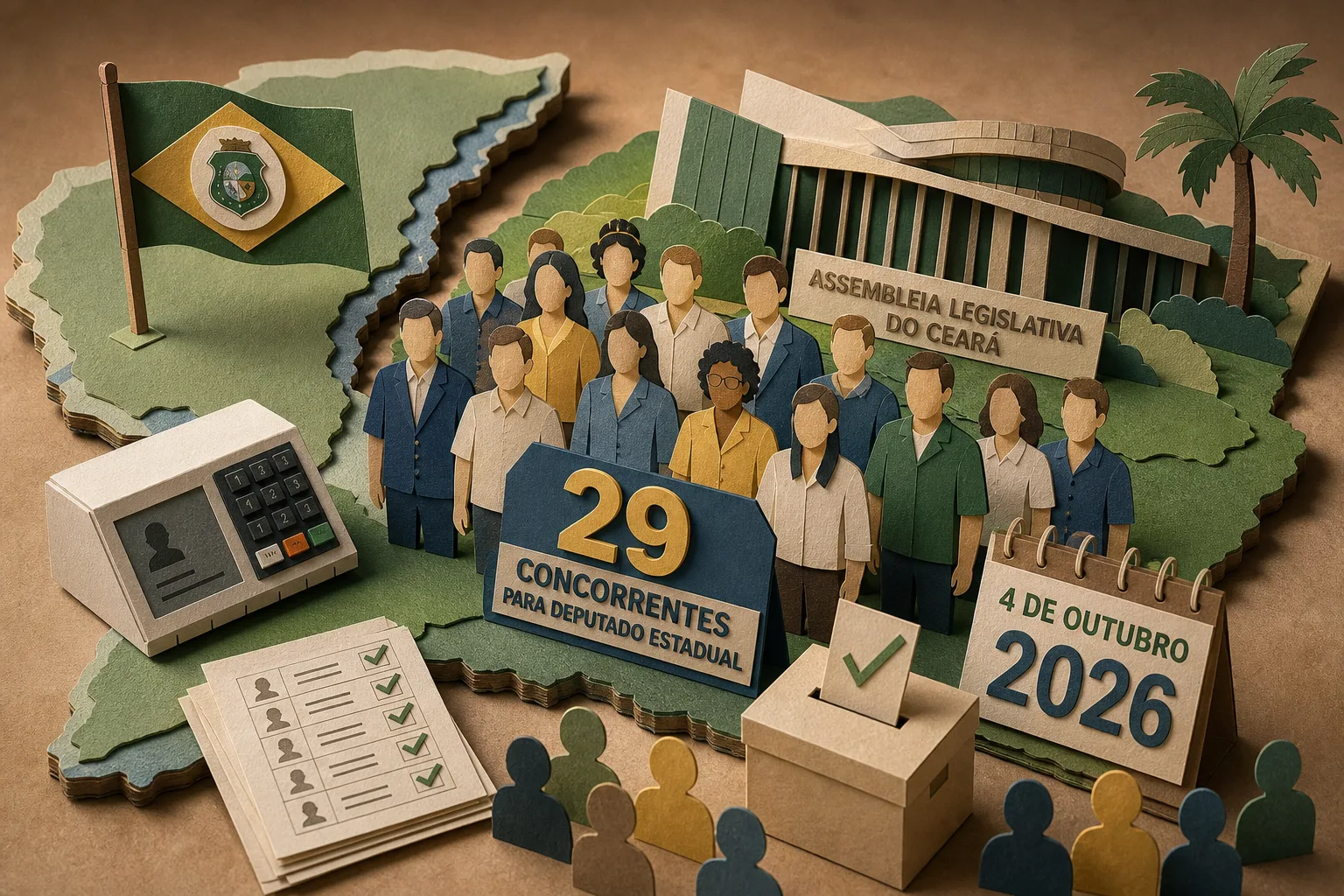 União Brasil lança 29 concorrentes para a Assembleia Legislativa do Ceará