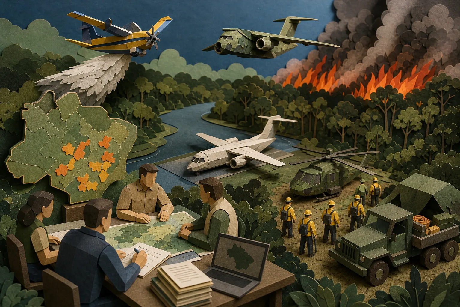 União oficializa situação de emergência em 36 municípios do Amazonas por queimadas