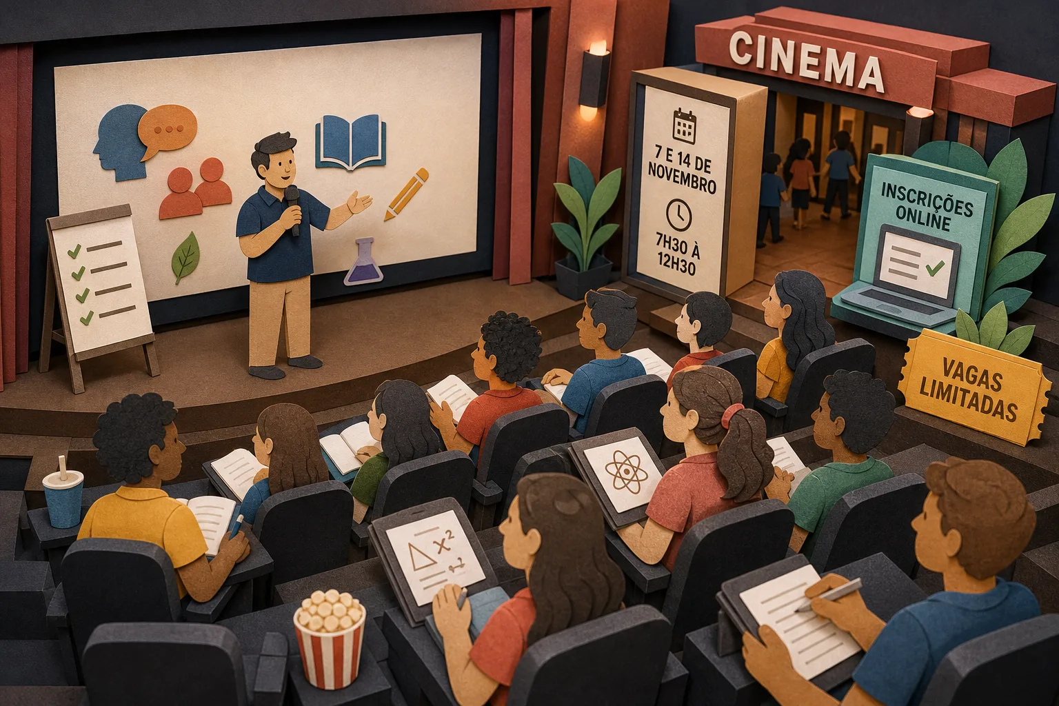 Unijorge oferece preparação gratuita para o Enem em cinema de Salvador