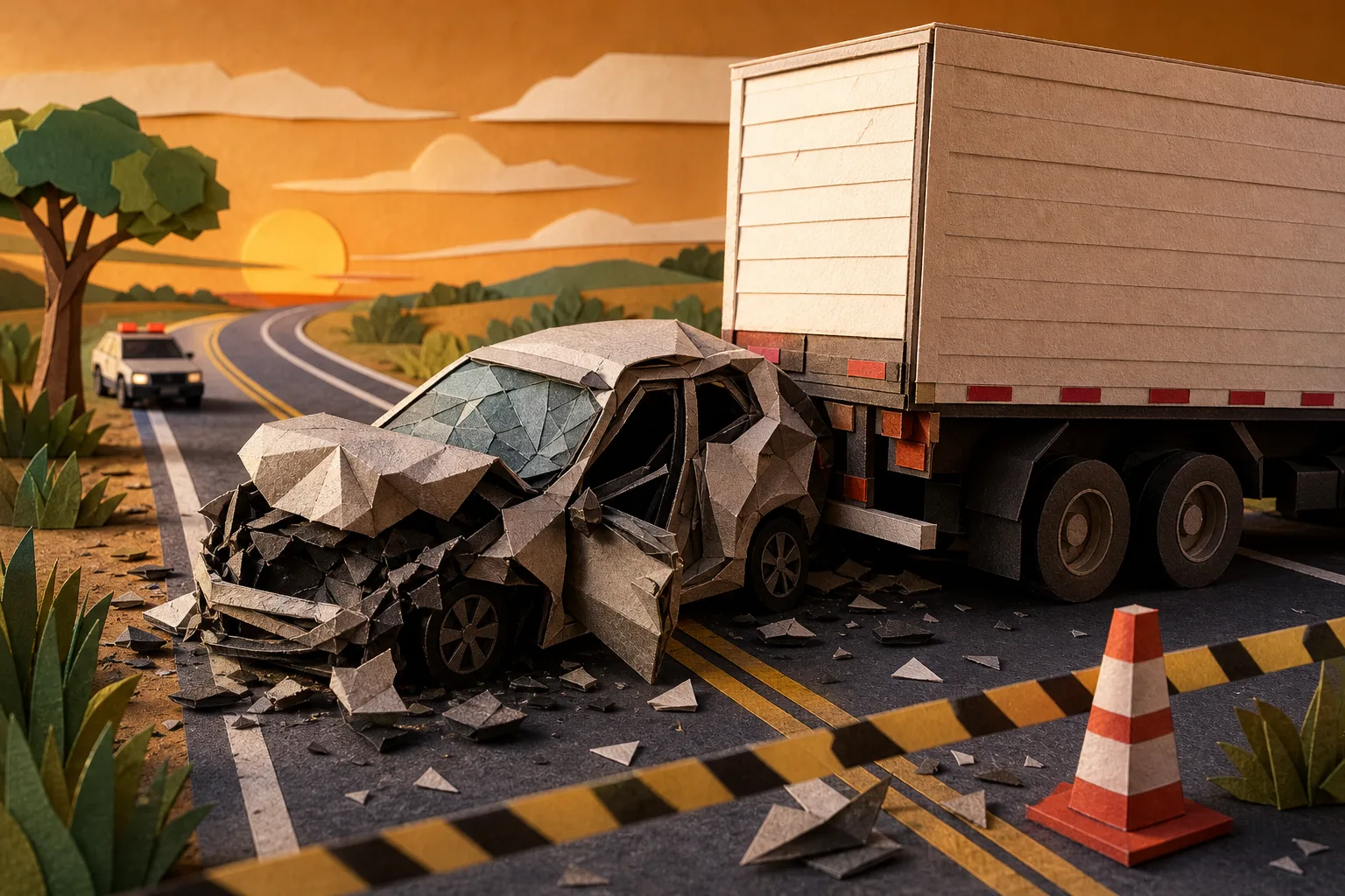 Universitária de 25 anos morre após bater carro contra caminhão na BR-153 no Tocantins