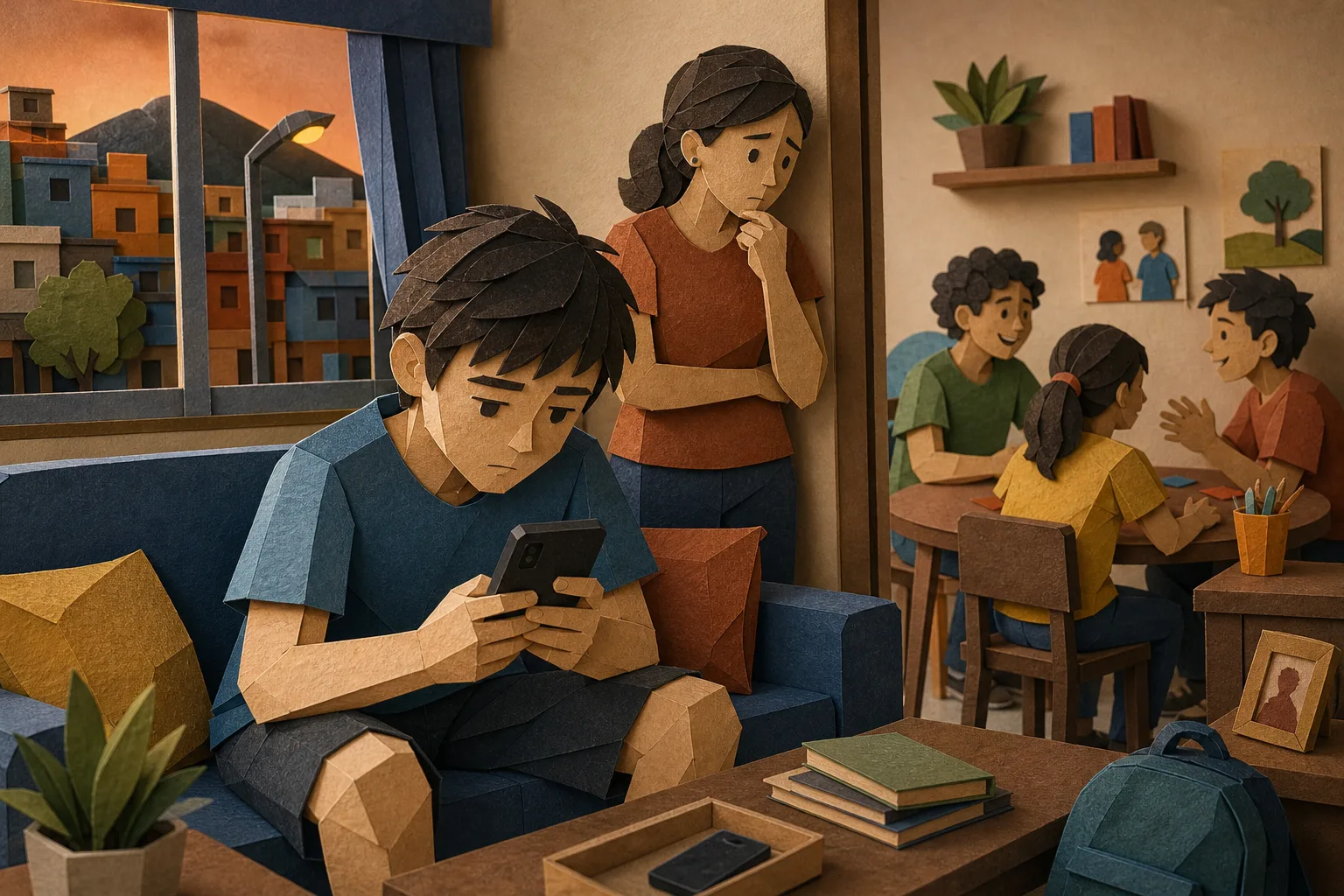 Uso excessivo de telas por jovens impõe novas barreiras na convivência familiar