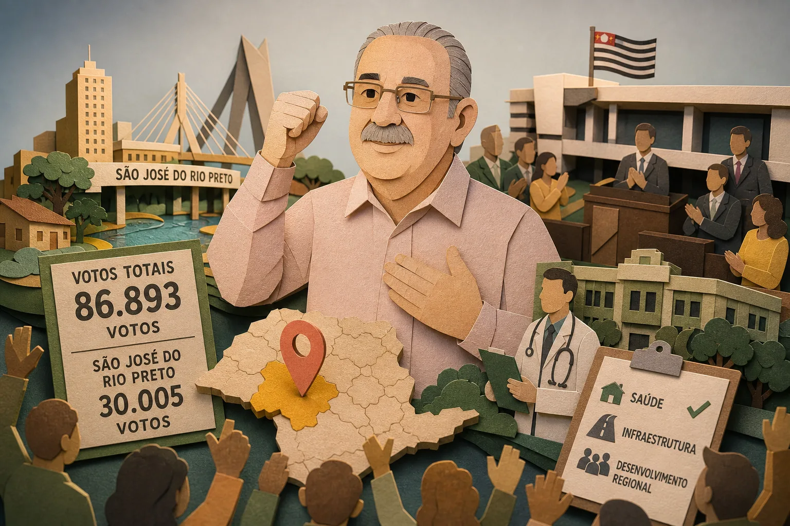 Valdomiro Lopes assegura novo mandato na Alesp com quase 87 mil votos