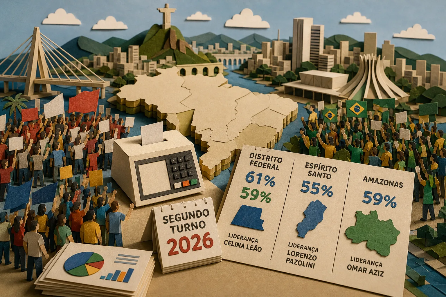 Véspera do segundo turno reúne mobilizações em capitais e novas pesquisas eleitorais