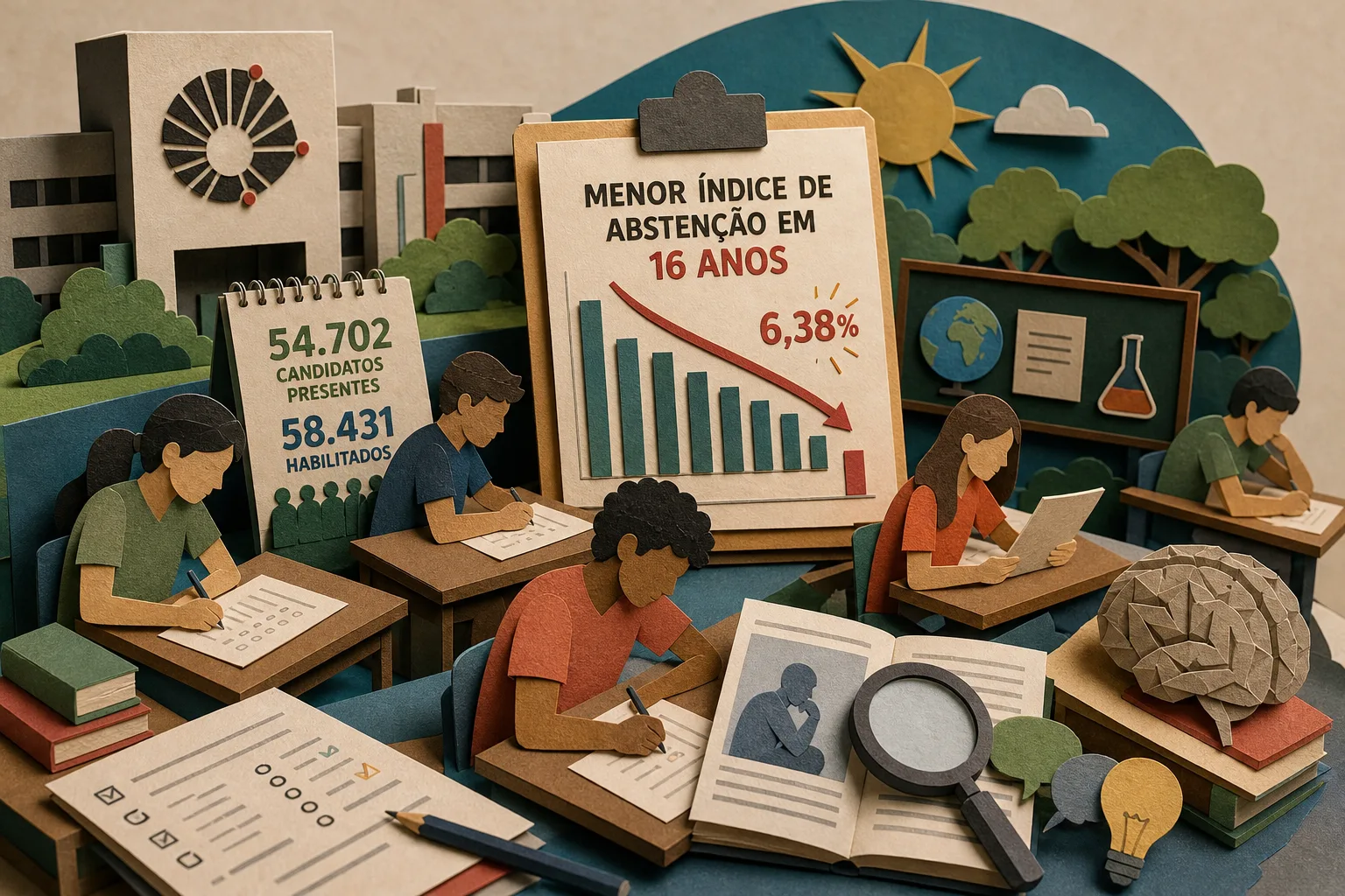 Vestibular Unicamp 2027 registra menor índice de abstenção em 16 anos