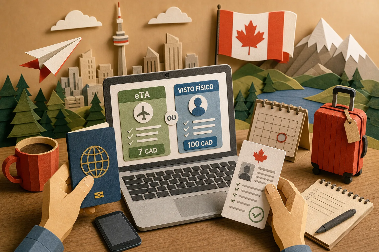 Viagem ao Canadá exige autorização eletrônica ou visto físico para brasileiros