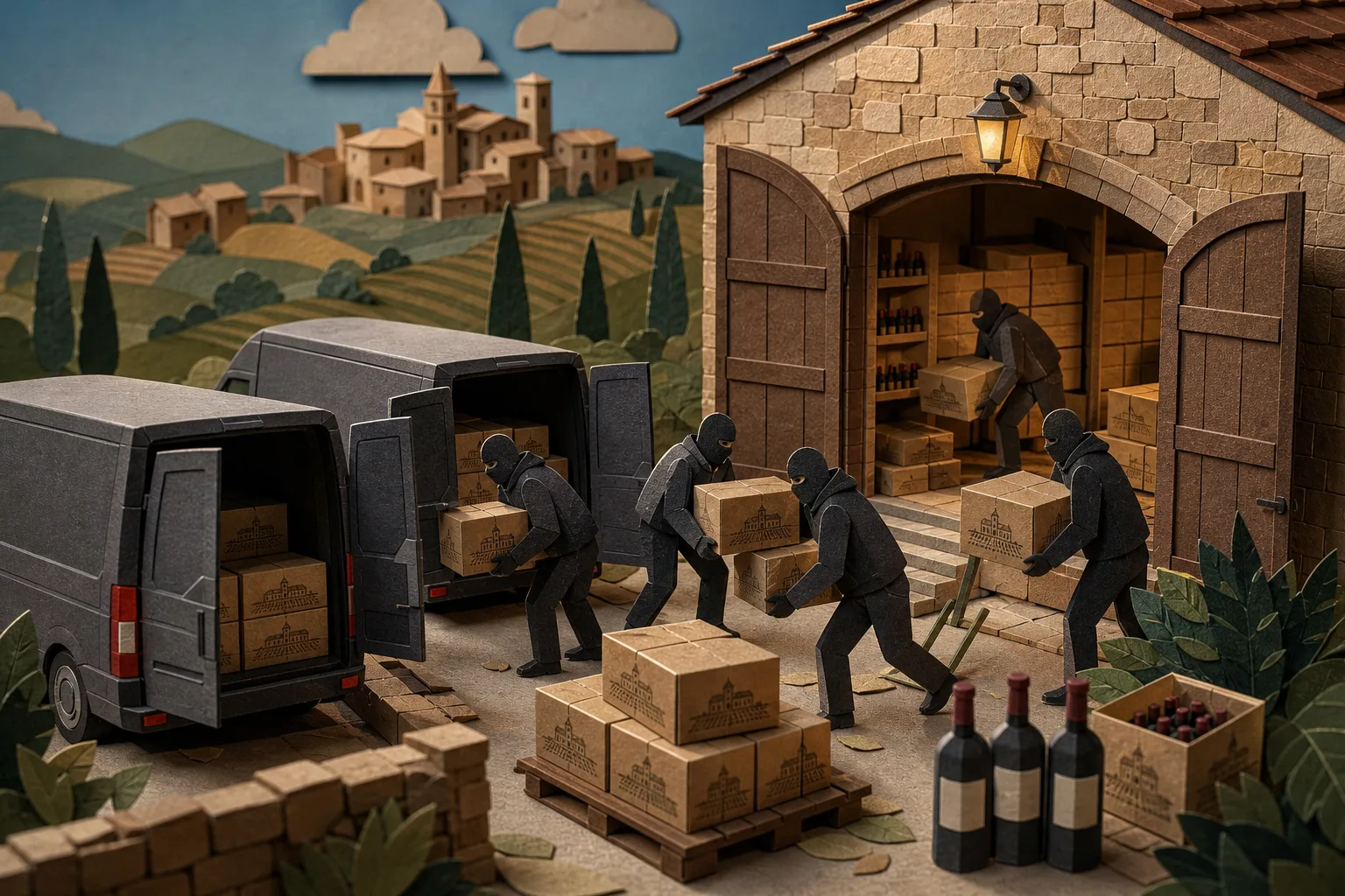 Vinícola histórica na Toscana tem 30 mil garrafas de rótulos nobres furtadas