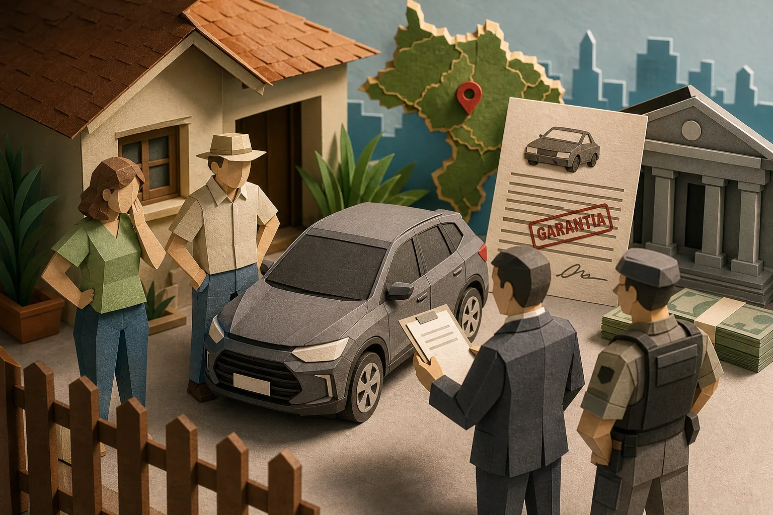 Vítima de golpe descobre que automóvel quitado serviu de garantia para dívida no RS