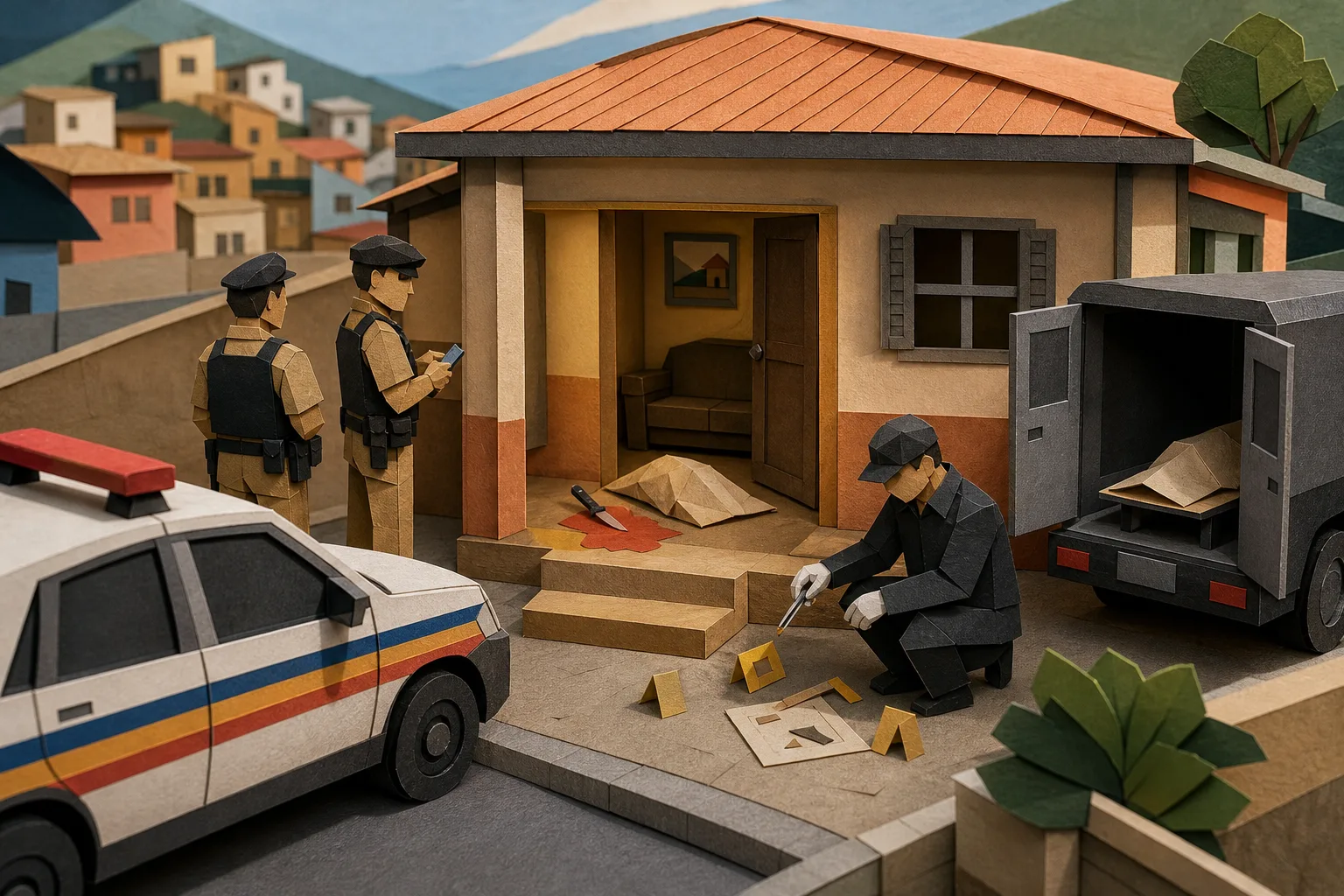 Vítima é assassinada com golpes de faca dentro de residência em Varginha