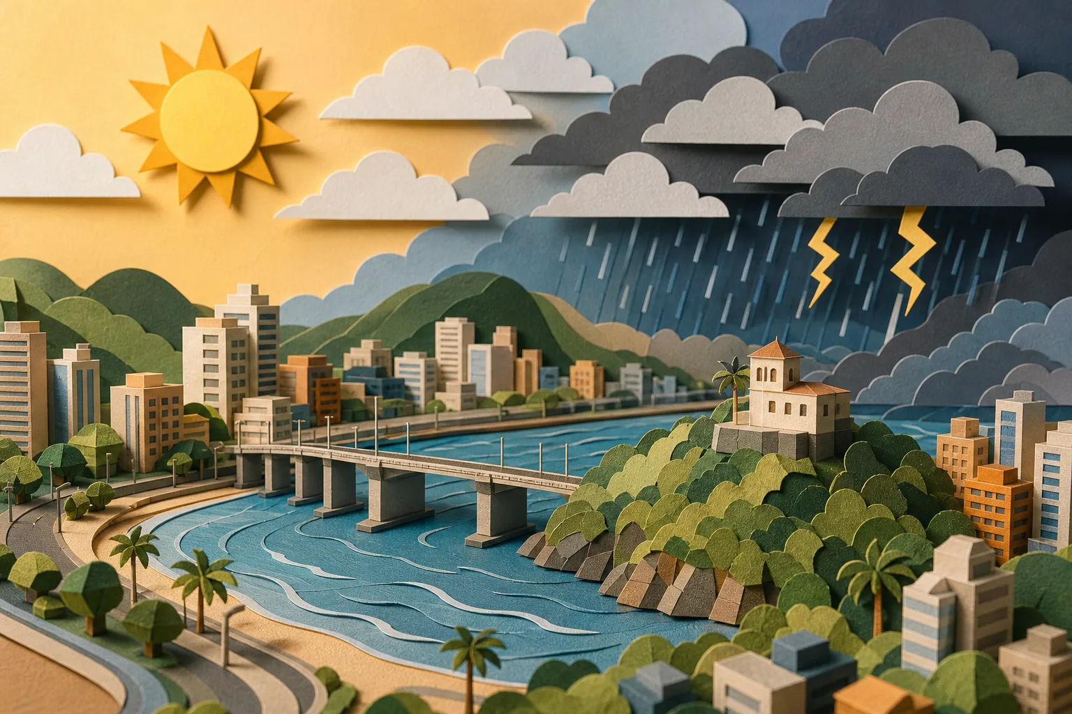 Vitória terá domingo quente com máxima de 32ºC e pancadas de chuva a partir da tarde