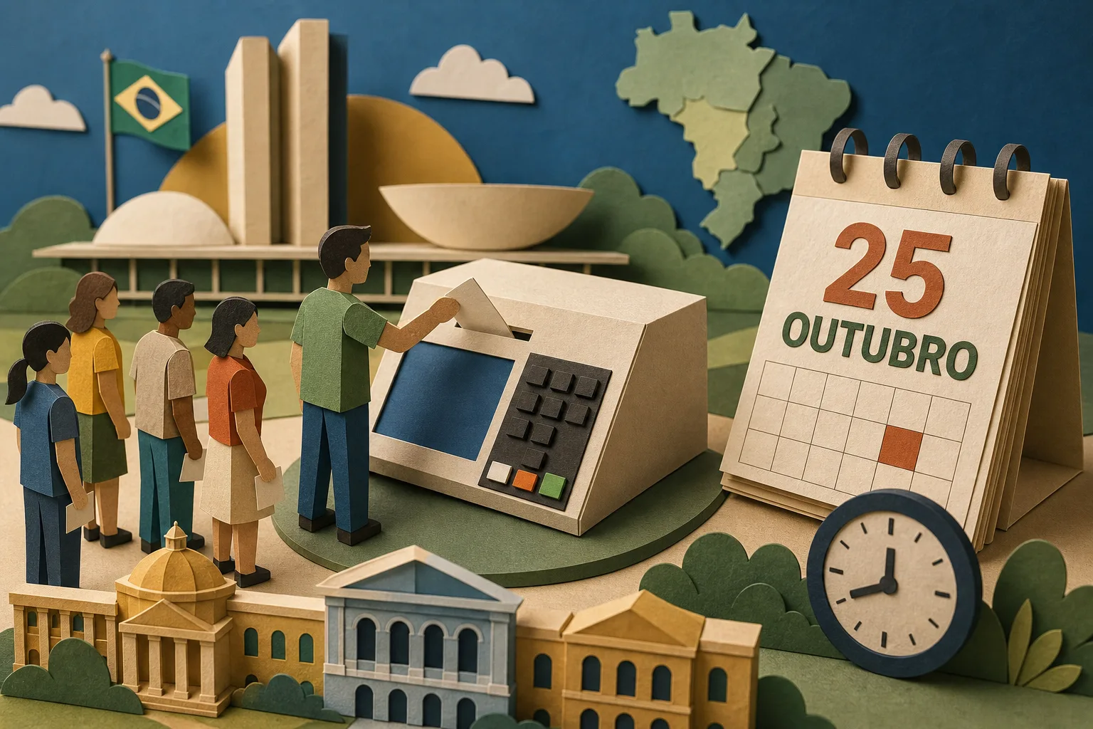 Votação final para presidente e governadores em 2026 ocorre em 25 de outubro
