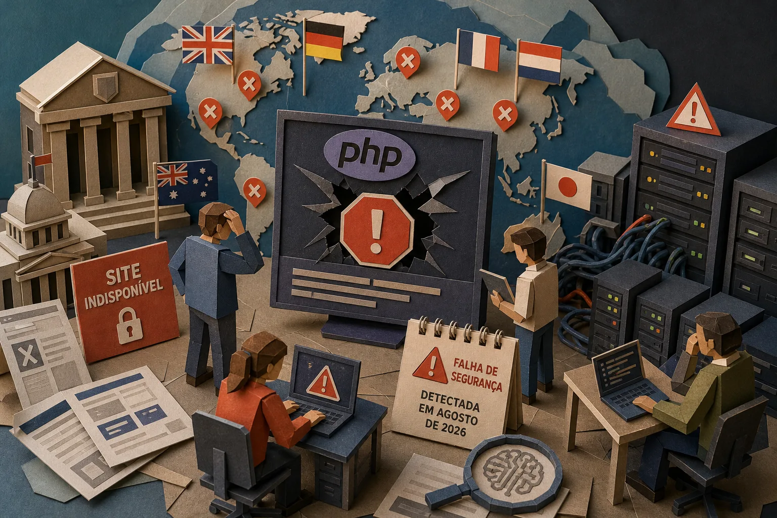 Vulnerabilidade no PHP paralisa portais públicos e privados em diversos países
